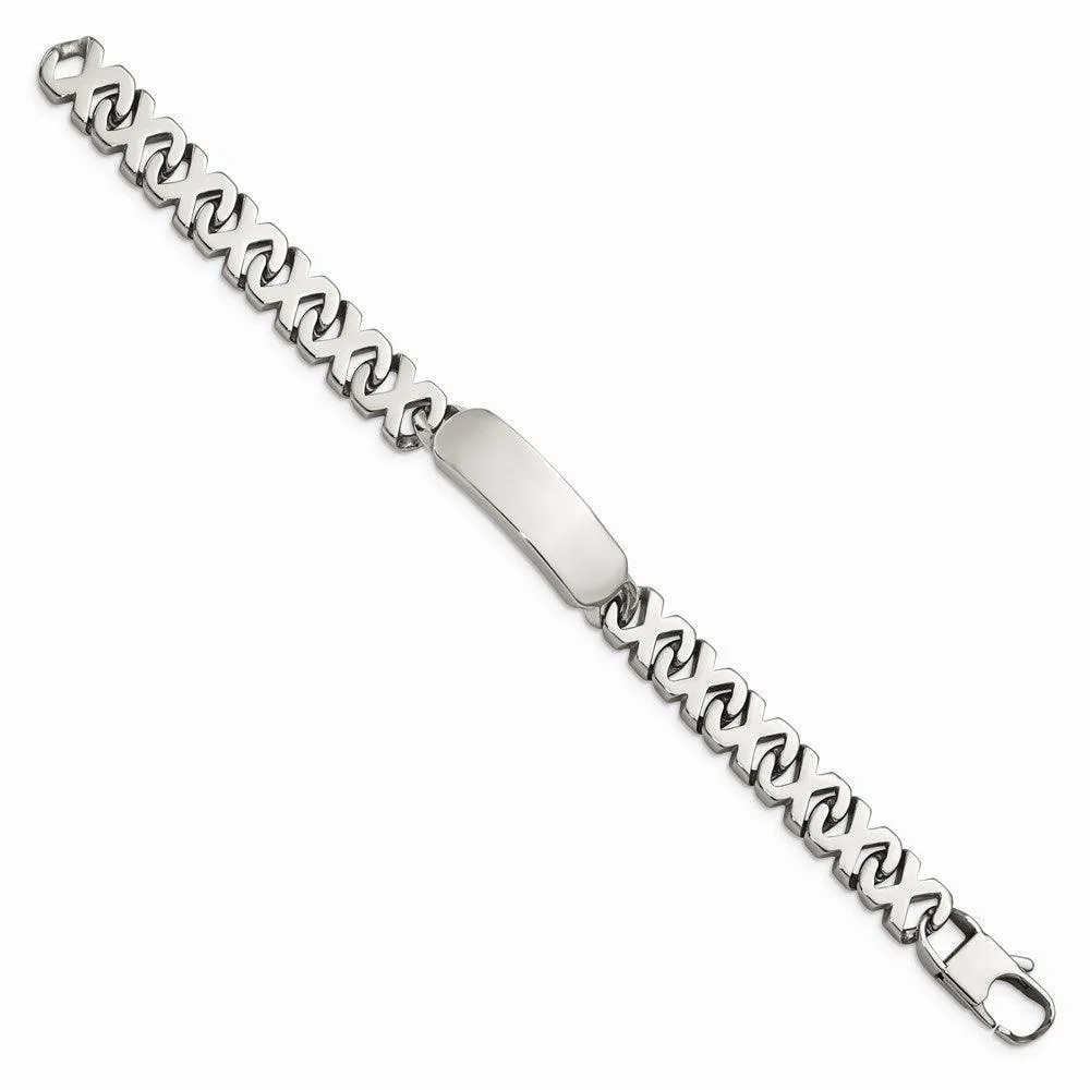Stainless Steel Polished ID Bracelet