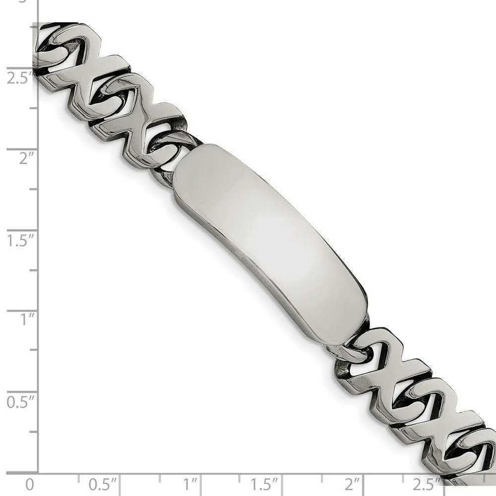 Stainless Steel Polished ID Bracelet