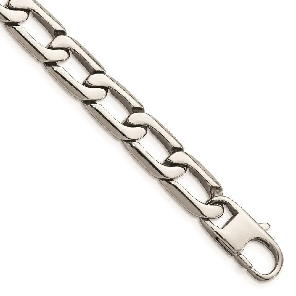 Stainless Steel Polished Squares Bracelet 