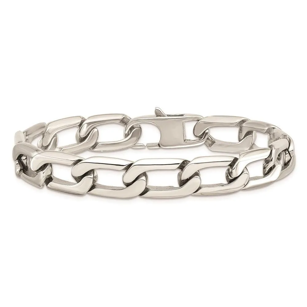 Stainless Steel Polished Squares Bracelet