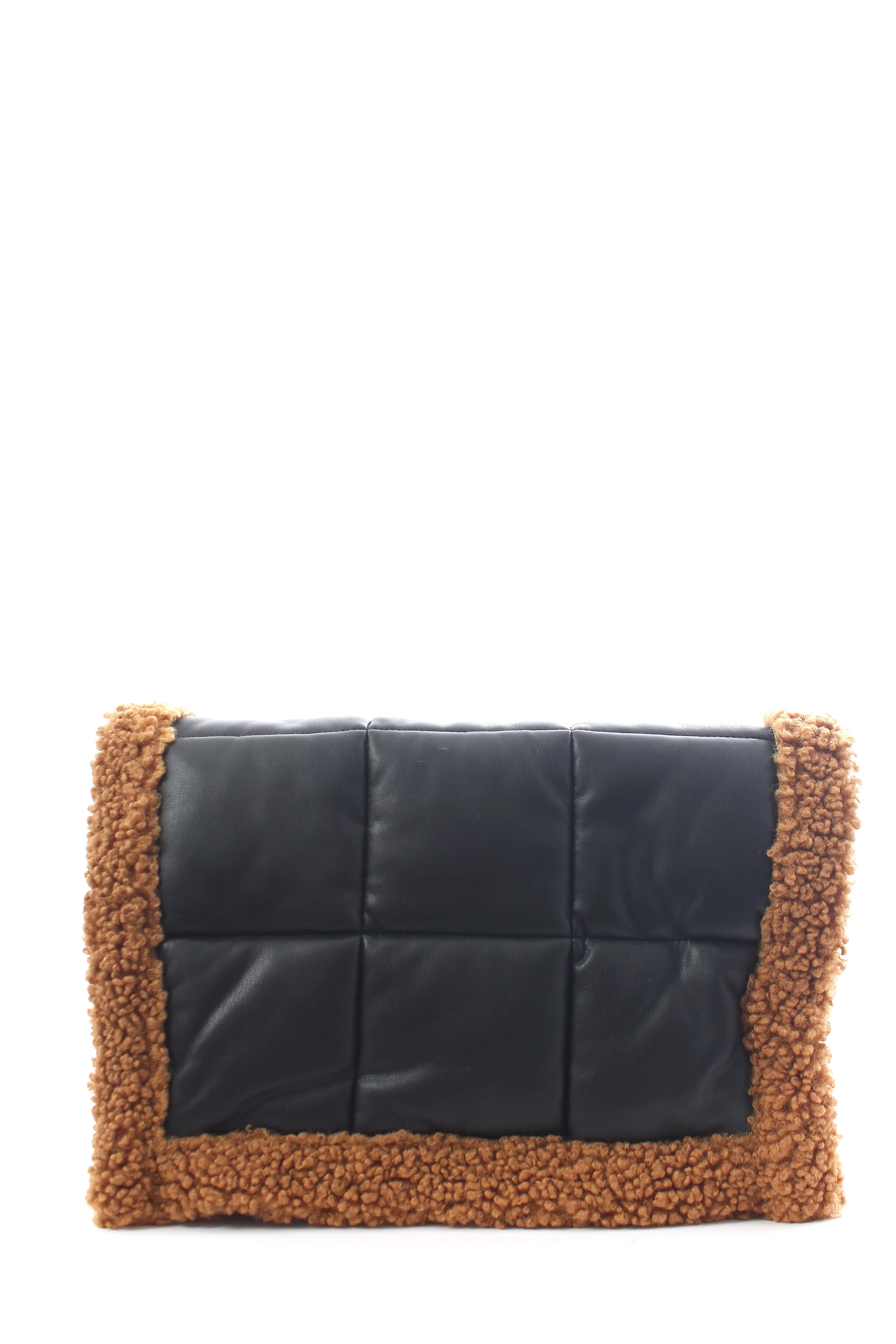Stand Studio Vivienne Faux Leather and Sherpa Bag