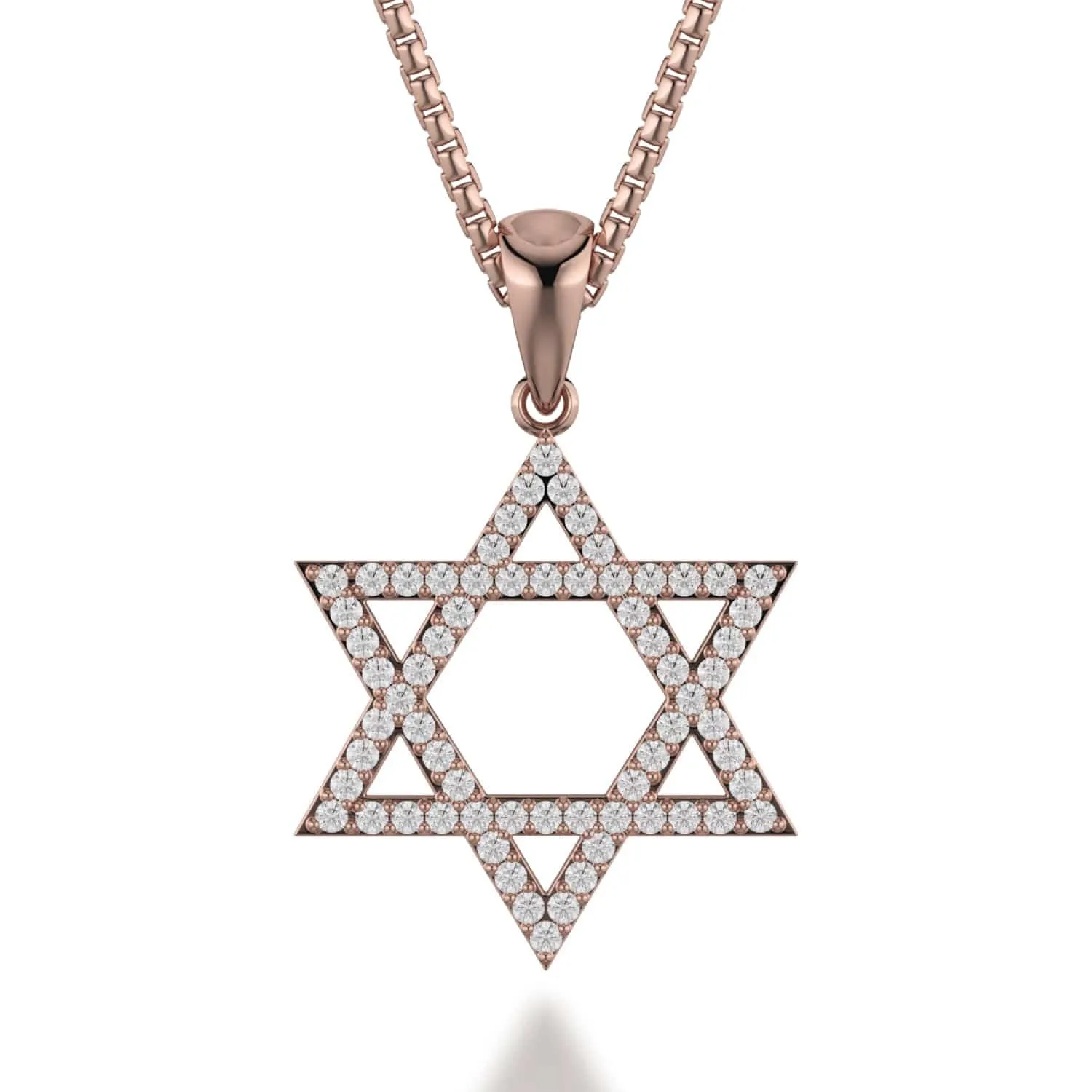 Star of David Diamond Pendant MP235YG