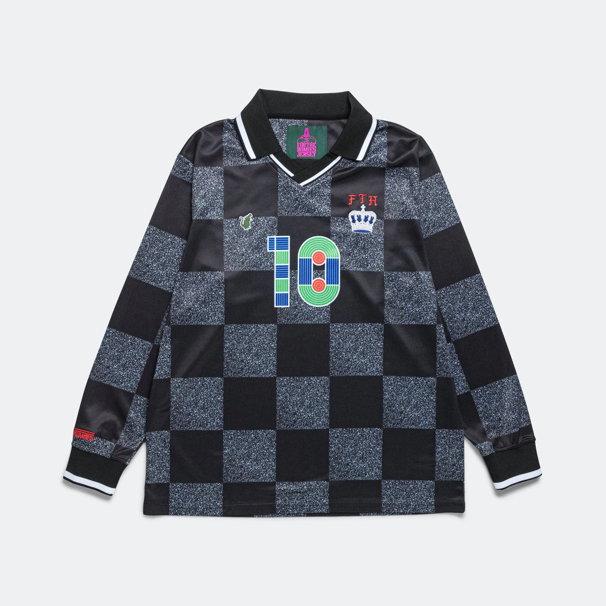 STATIC Soccer Jersey Long Sleeve - Black