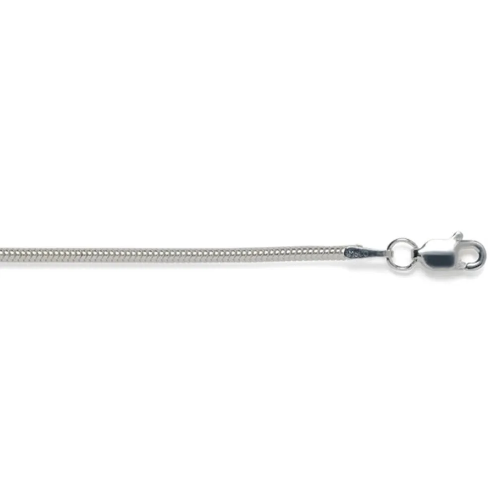 Sterling Silver 1.6mm Snake Chain