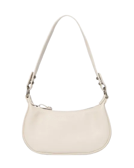 STITCH & HIDE LEATHER KIA SHOULDER BAG IVORY