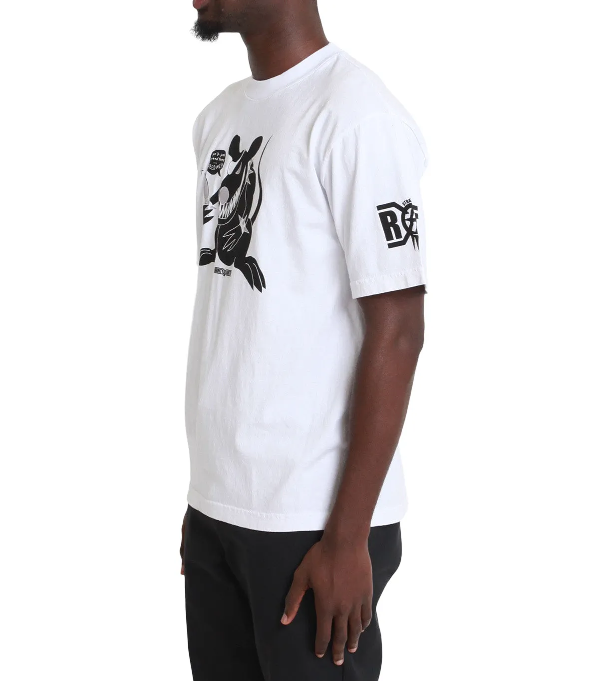 Stray Rats x Bounty Hunter Rat Tee White