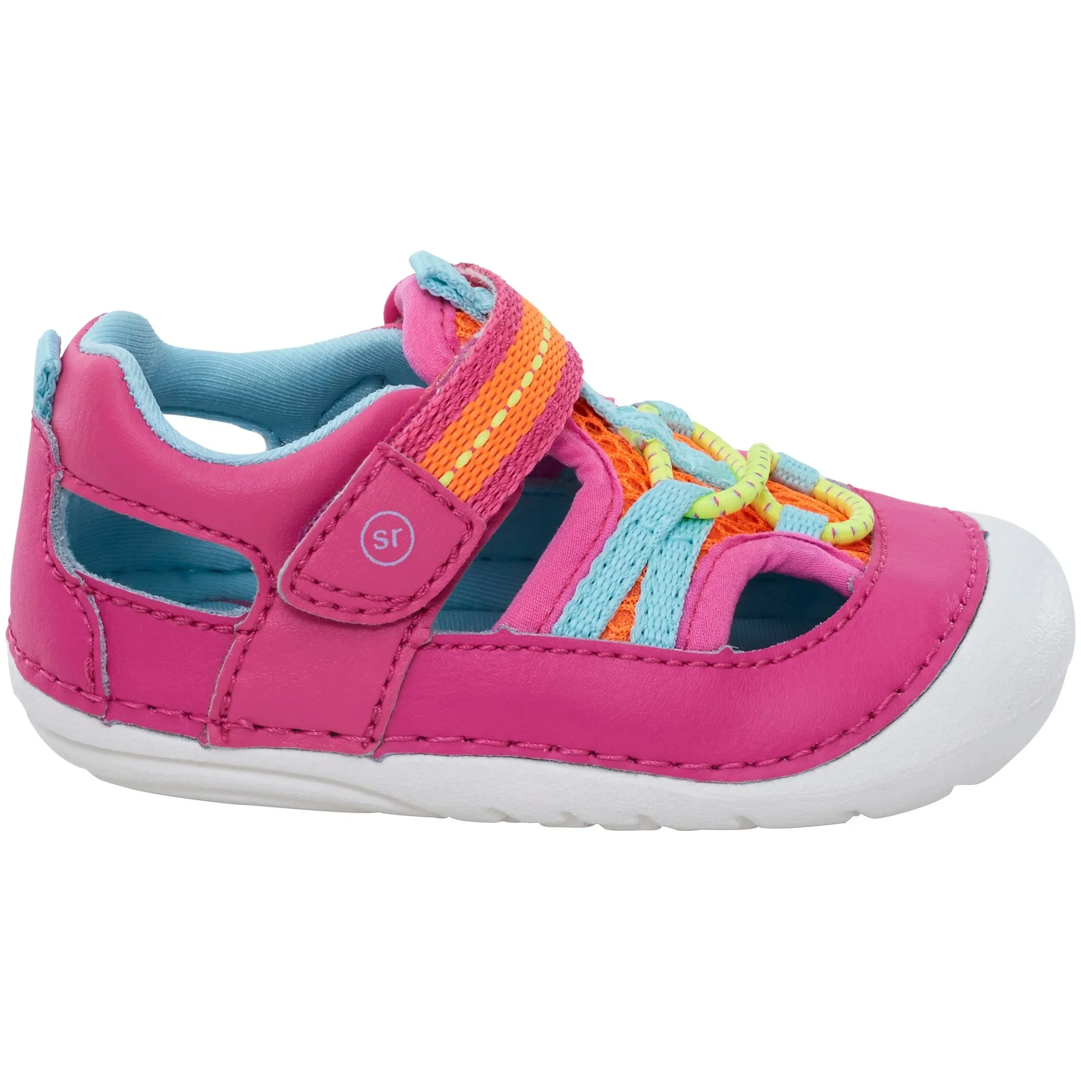 Stride Rite Pink Multi Tobias Soft Motion Baby Sandal baby toddler sandals shoes for sale online