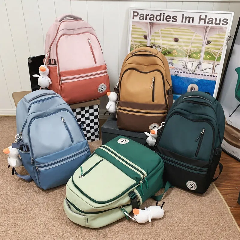Student backpack dirty light backpack 