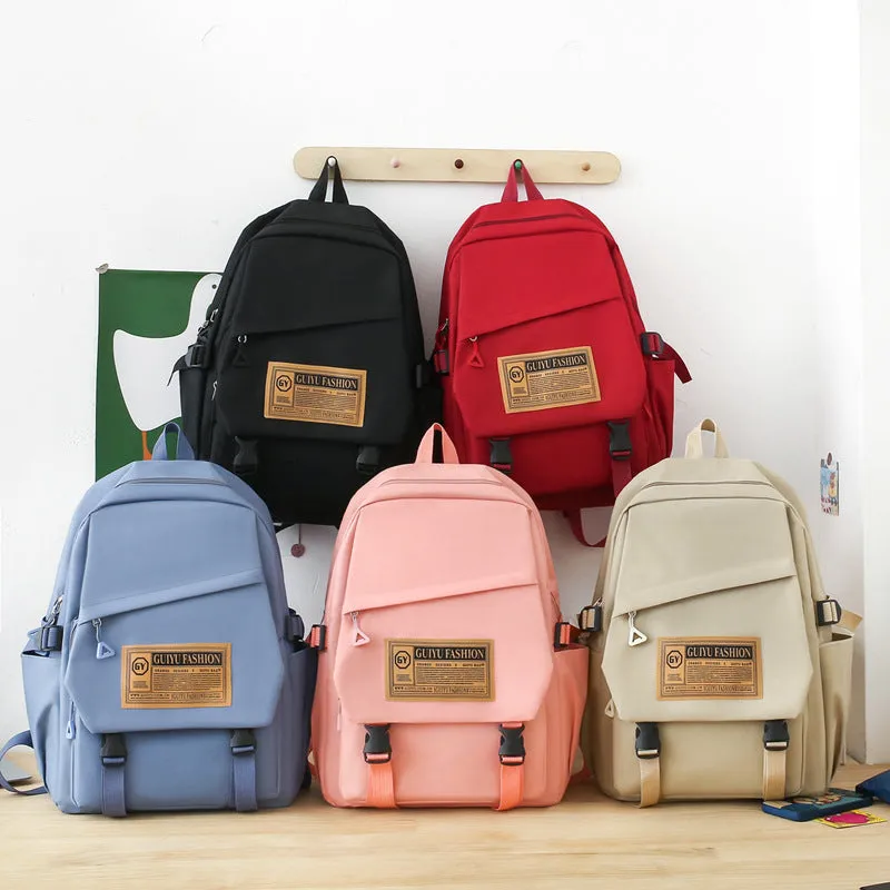 Student large capacity backpack simple backpack 