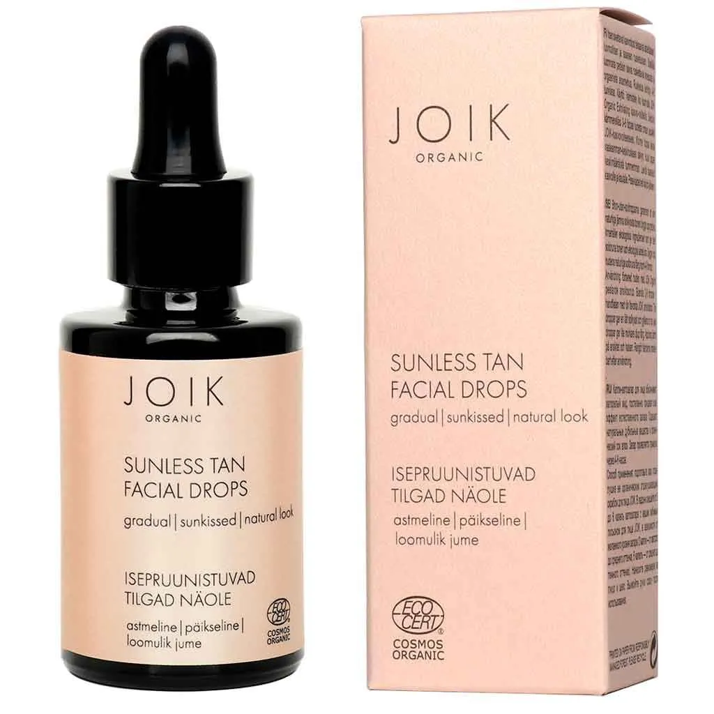 Sunless tan face drops, 30 ml 