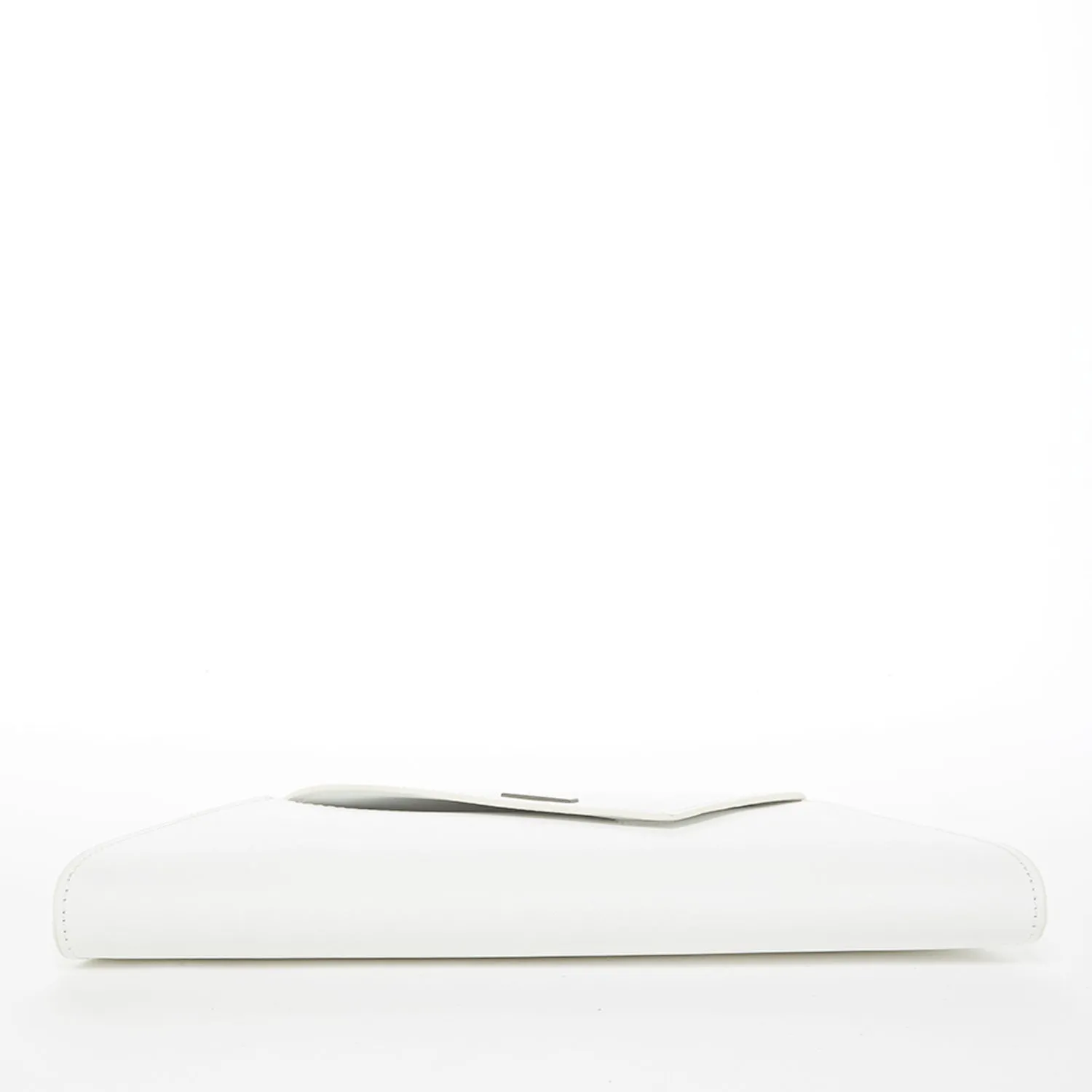 SUSU Angelica White Leather Clutch Shoulder Bag