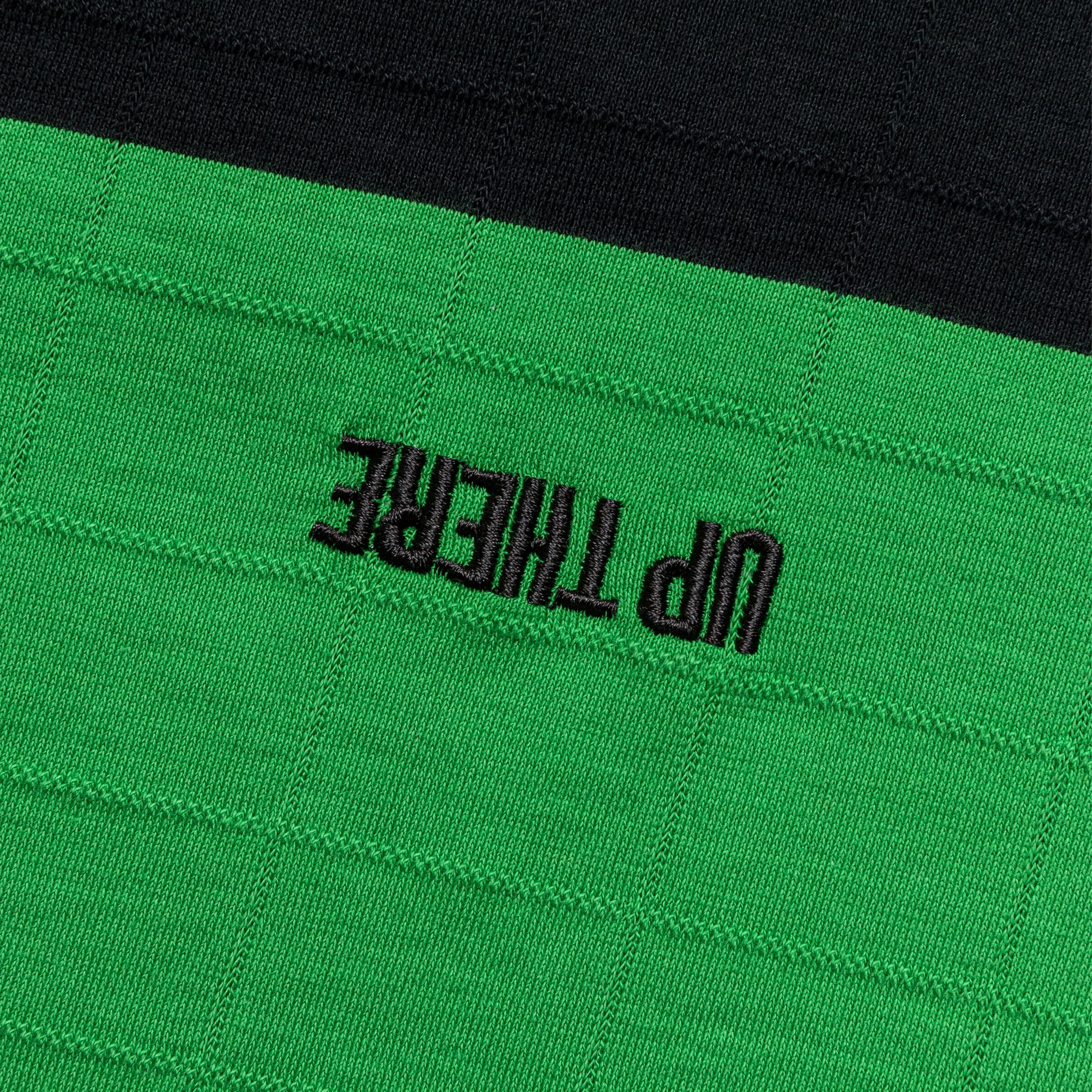 T-Shirt x UP THERE - Black/Fern Green