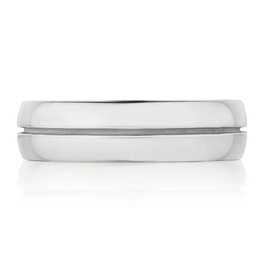 Tacori  18k Classic Streamline High Polish Men's Wedding Band 