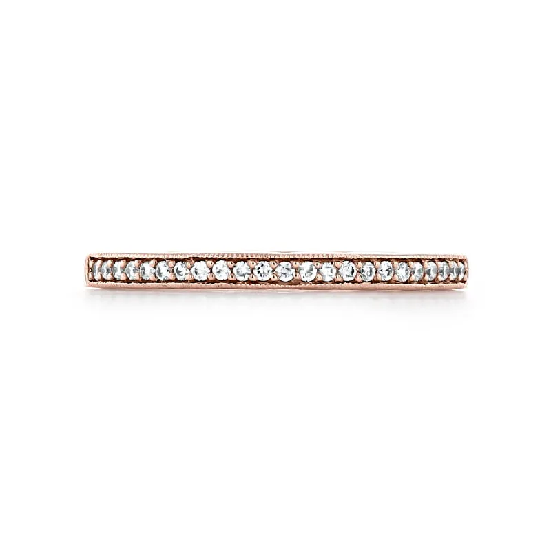 Tacori Costal Crescent Pave Diamond Wedding Band 