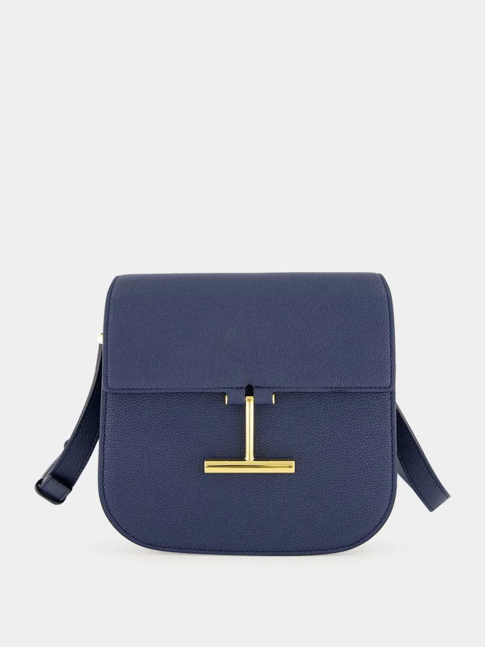Tara Mini Crossbody in Blue Denim Leather