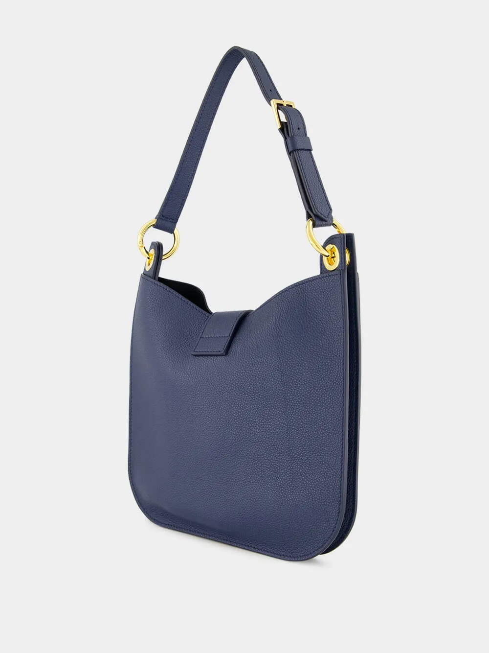 Tara Small Shoulder Bag in Denim Blue