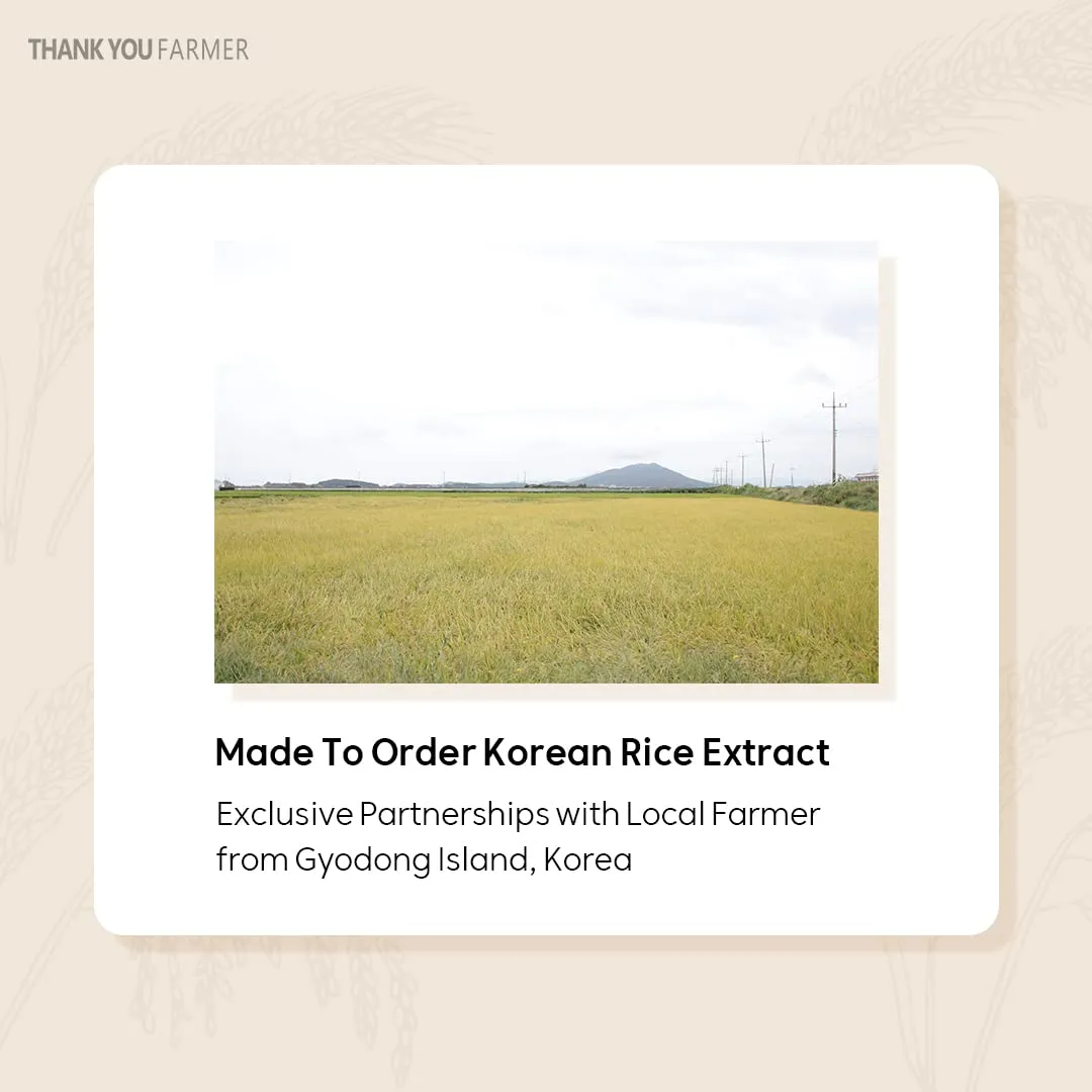 Thank You Farmer Rice Pure Gel and Cream