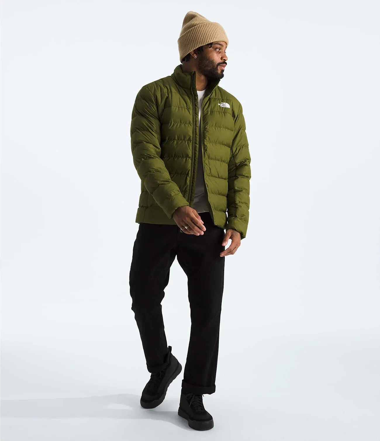 The North Face Aconcagua 3 NF0A84HZPIB Jacket Men's 2XL Olive Full Zip APP1167