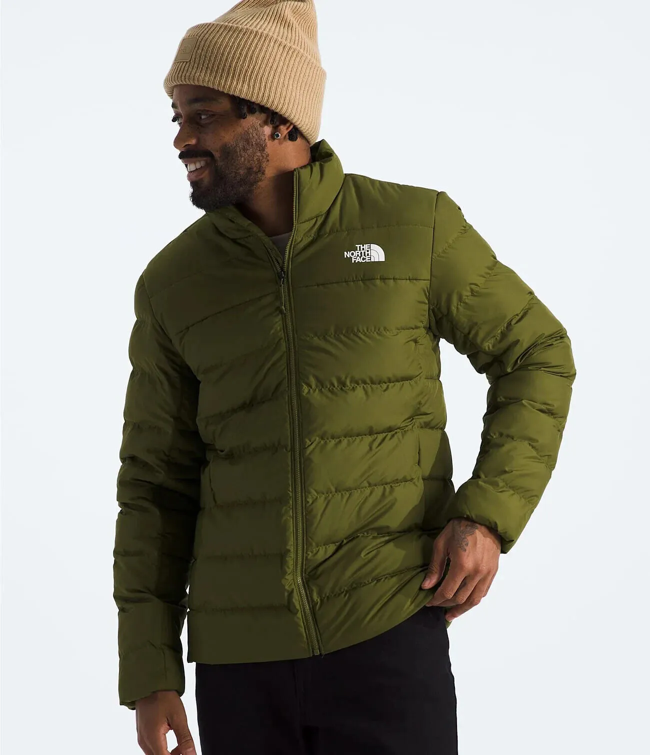 The North Face Aconcagua 3 NF0A84HZPIB Jacket Men's 2XL Olive Full Zip APP1167