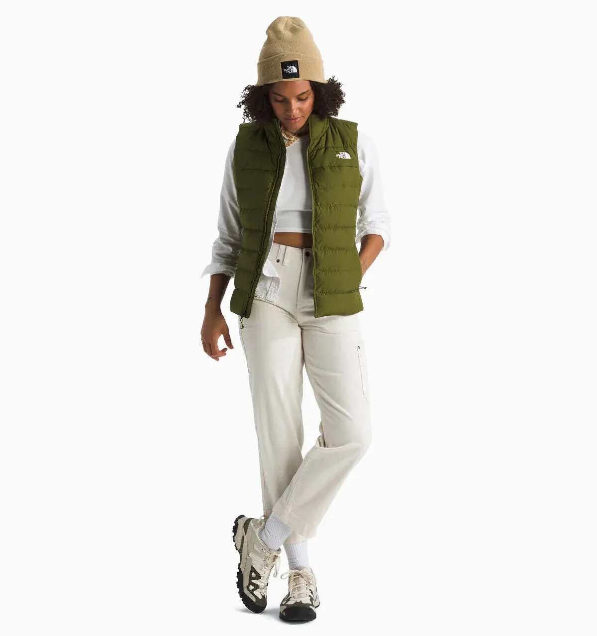 The North Face Aconcagua 3 NF0A84JPPIB Vest Men's 3XL Olive Full Zip APP1166