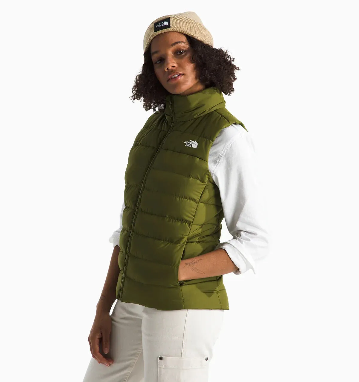 The North Face Aconcagua 3 NF0A84JPPIB Vest Men's 3XL Olive Full Zip APP1166