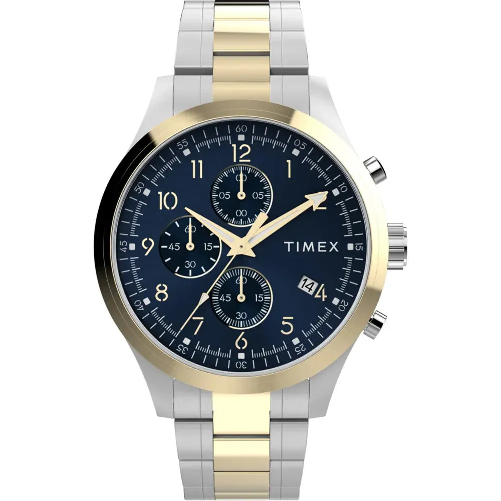 Timex Chrono Two-Tone Watch TW2Y01500 