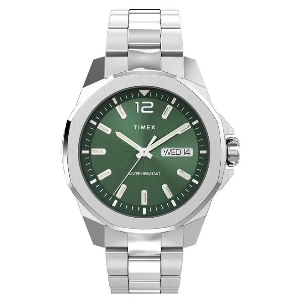 Timex Essex Avenue Green Dial Mens Watch TW2W13900 