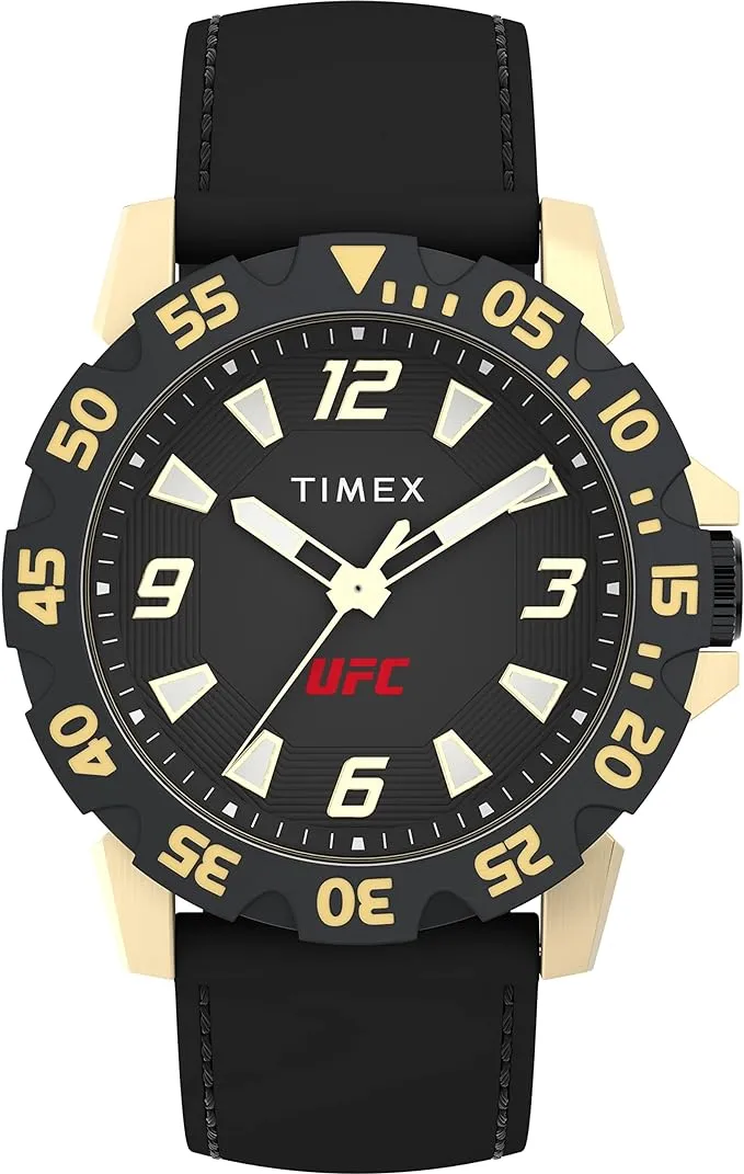 Timex UFC Street Champ 42mm Silicone Strap Watch TW2V84400 
