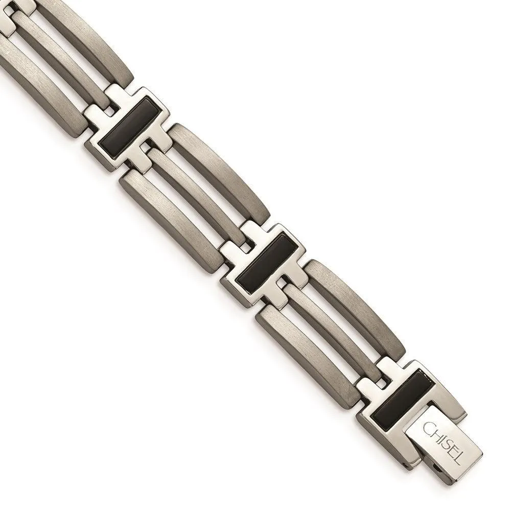Titanium IP-plated 8.5in Bracelet 