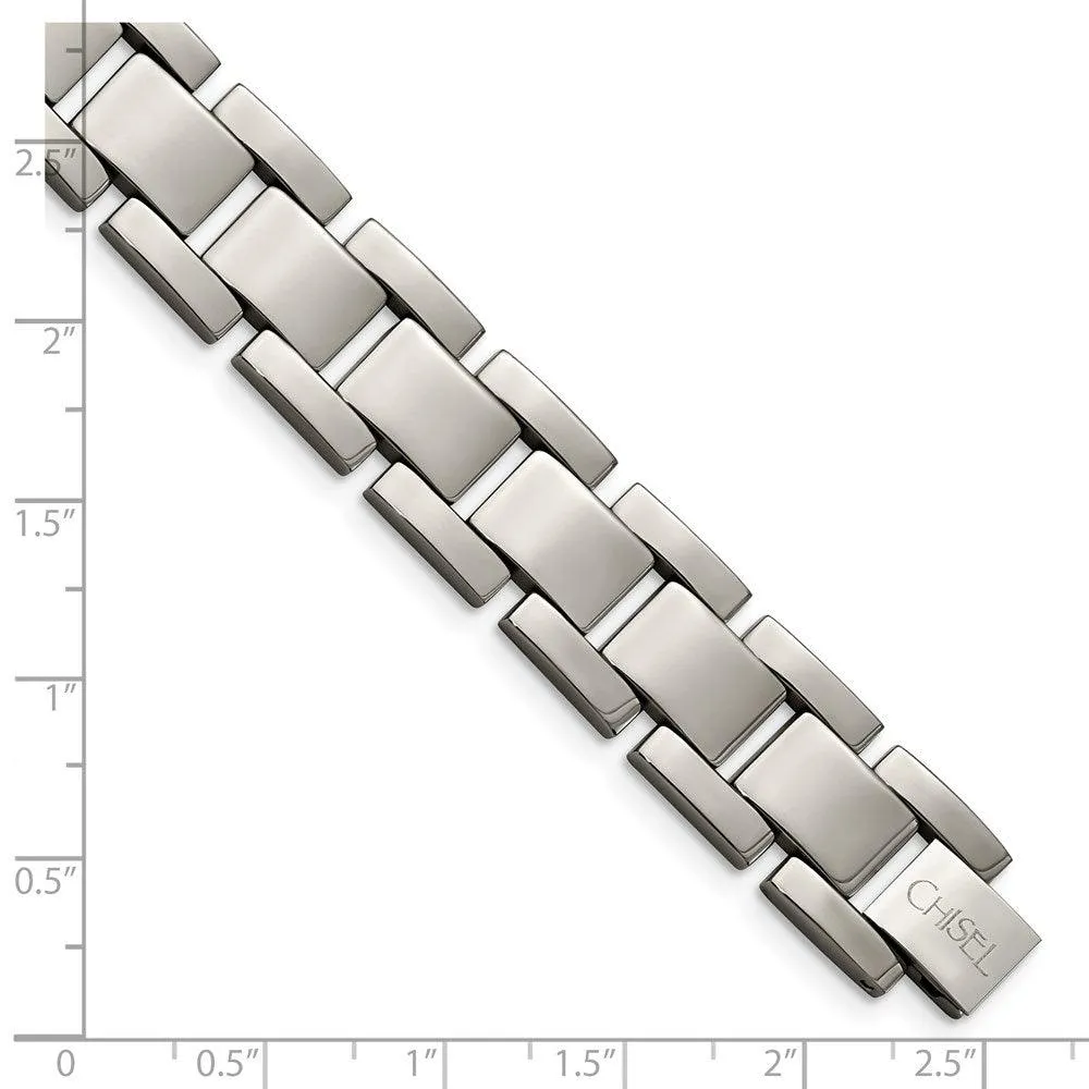 Titanium Polished 8.5in Bracelet