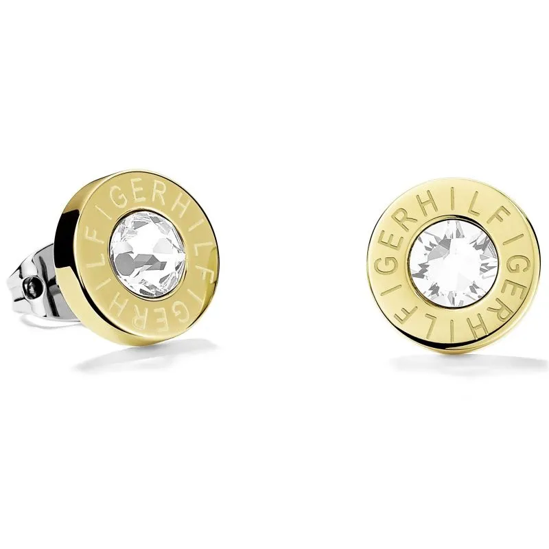 Tommy Hilfiger Fine Core Gold Plated Ladies Stud Earrings 2700753 