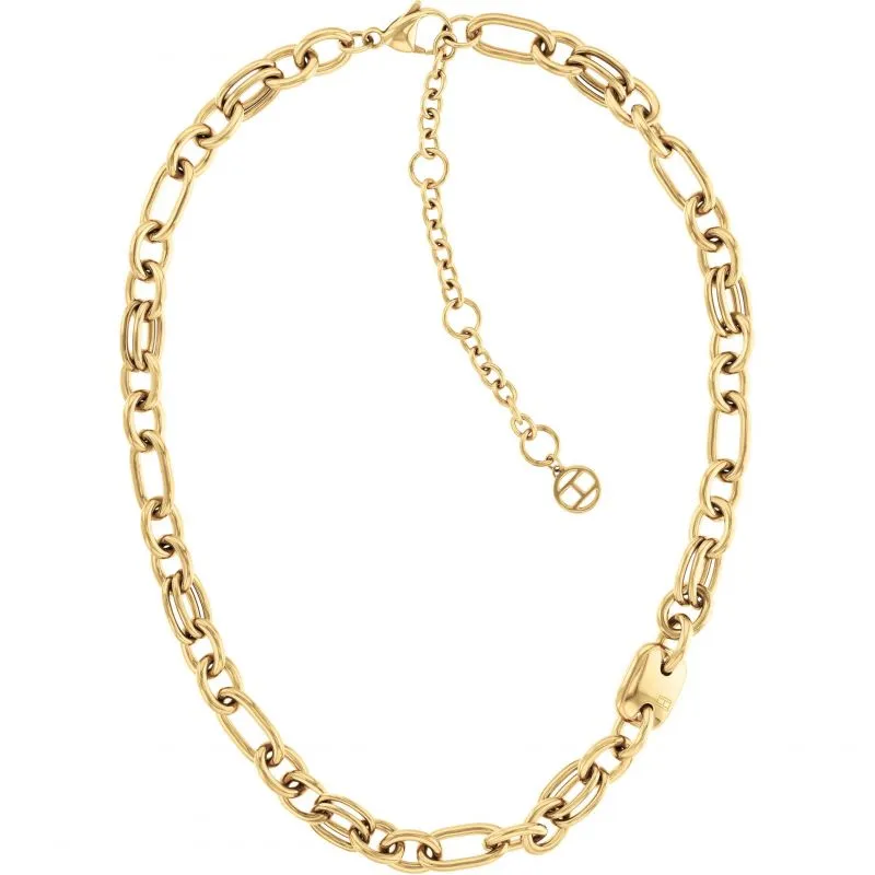 Tommy Hilfiger Ladies Gold Plated Link Chain Necklace 2780784 