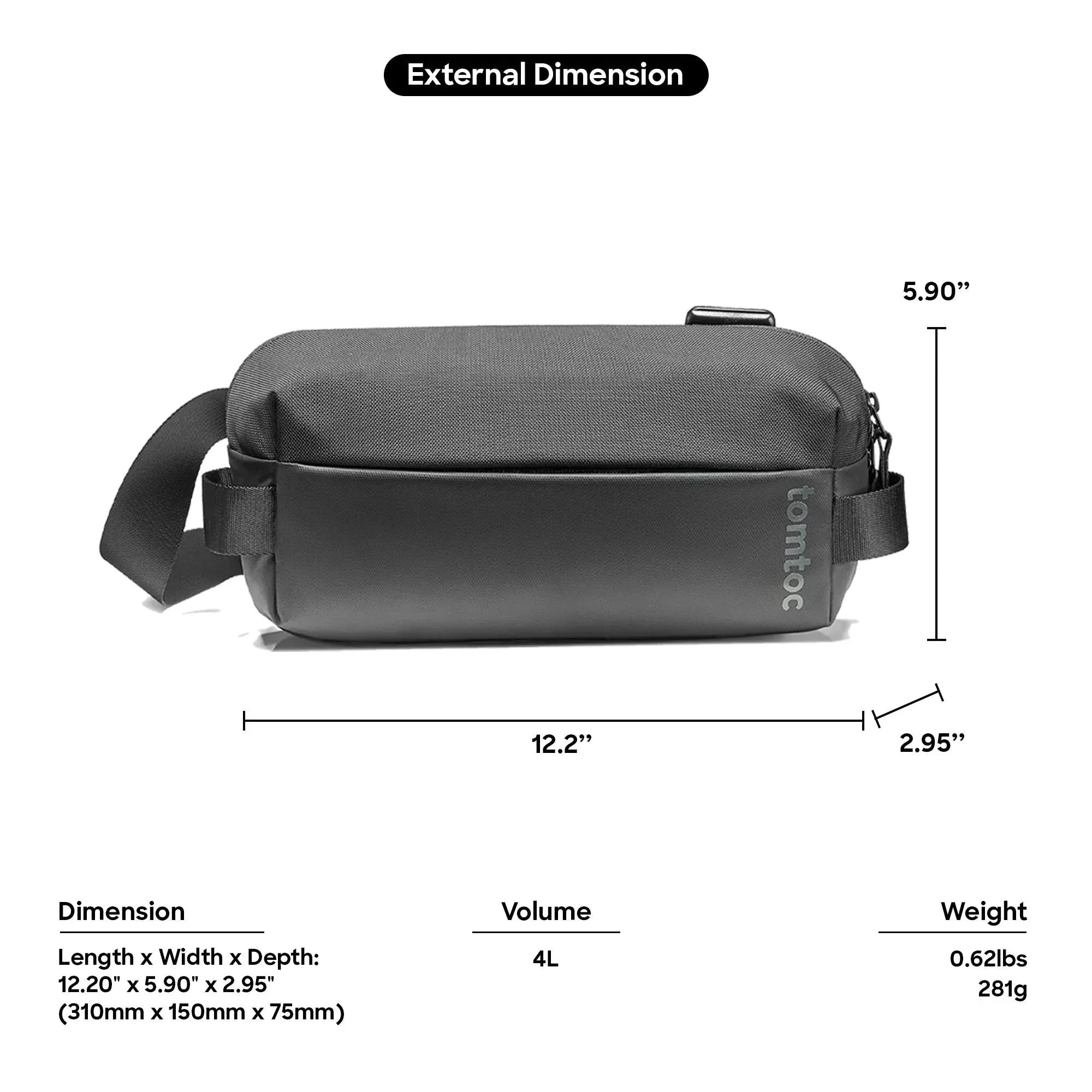 Tomtoc Explorer T21 EDC Sling Bag