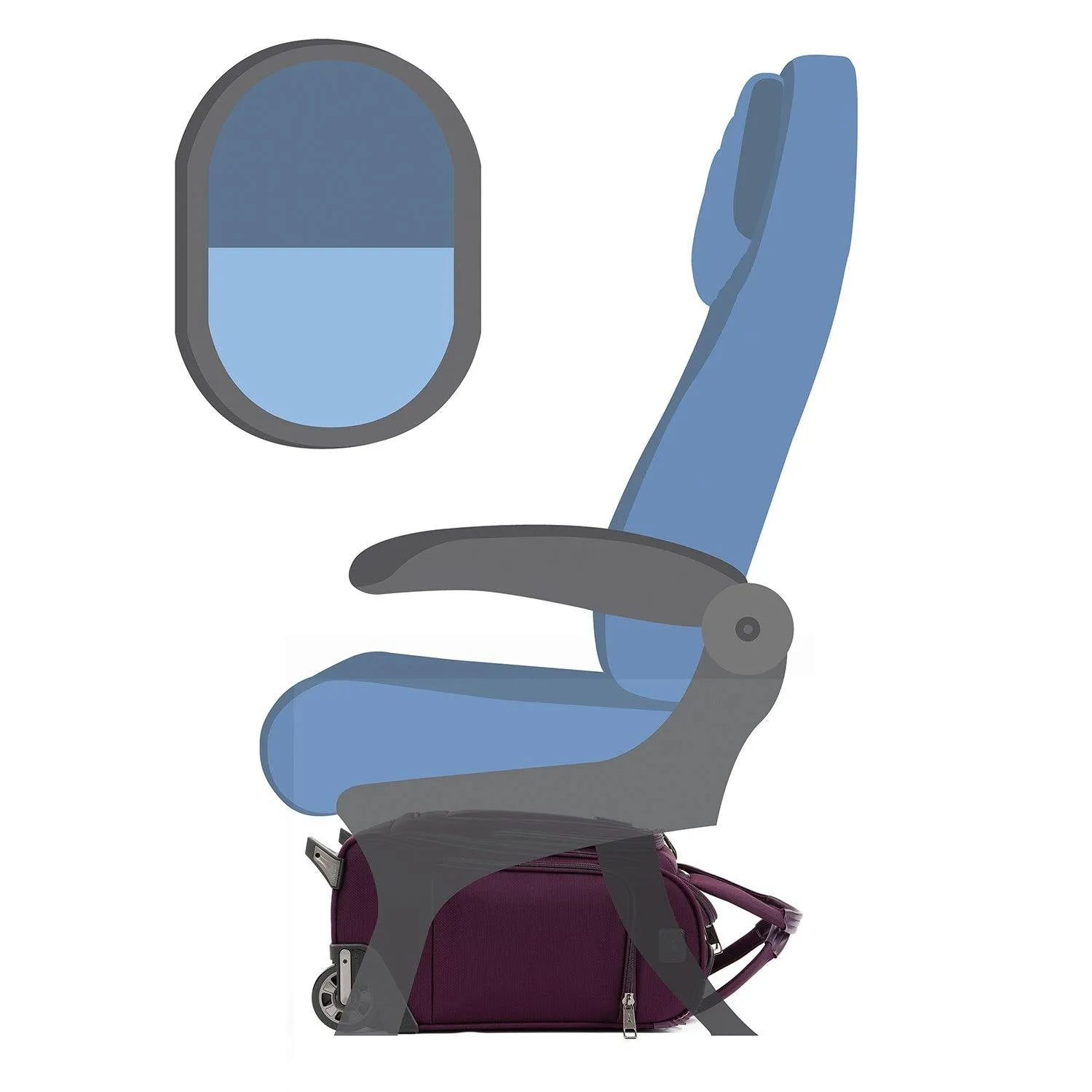 TravelPro Crew Versapack Valise Cabine Roulante à Placer Sous le Siège Travelpro