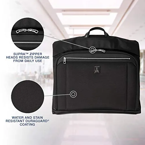 Travelpro Platinum Elite-Bi-Fold Carry-On Garment Bag, Shadow Black, 22-Inch