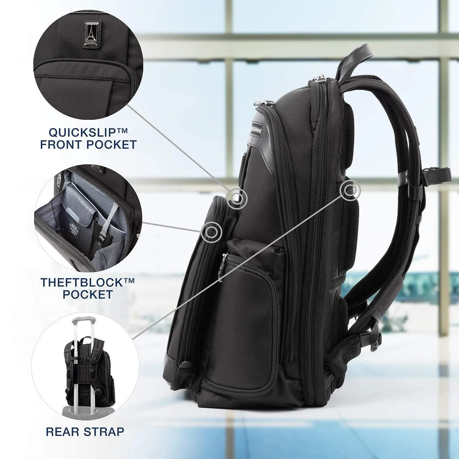 Sac à dos professionnel TravelPro Platinum Elite pour voyage