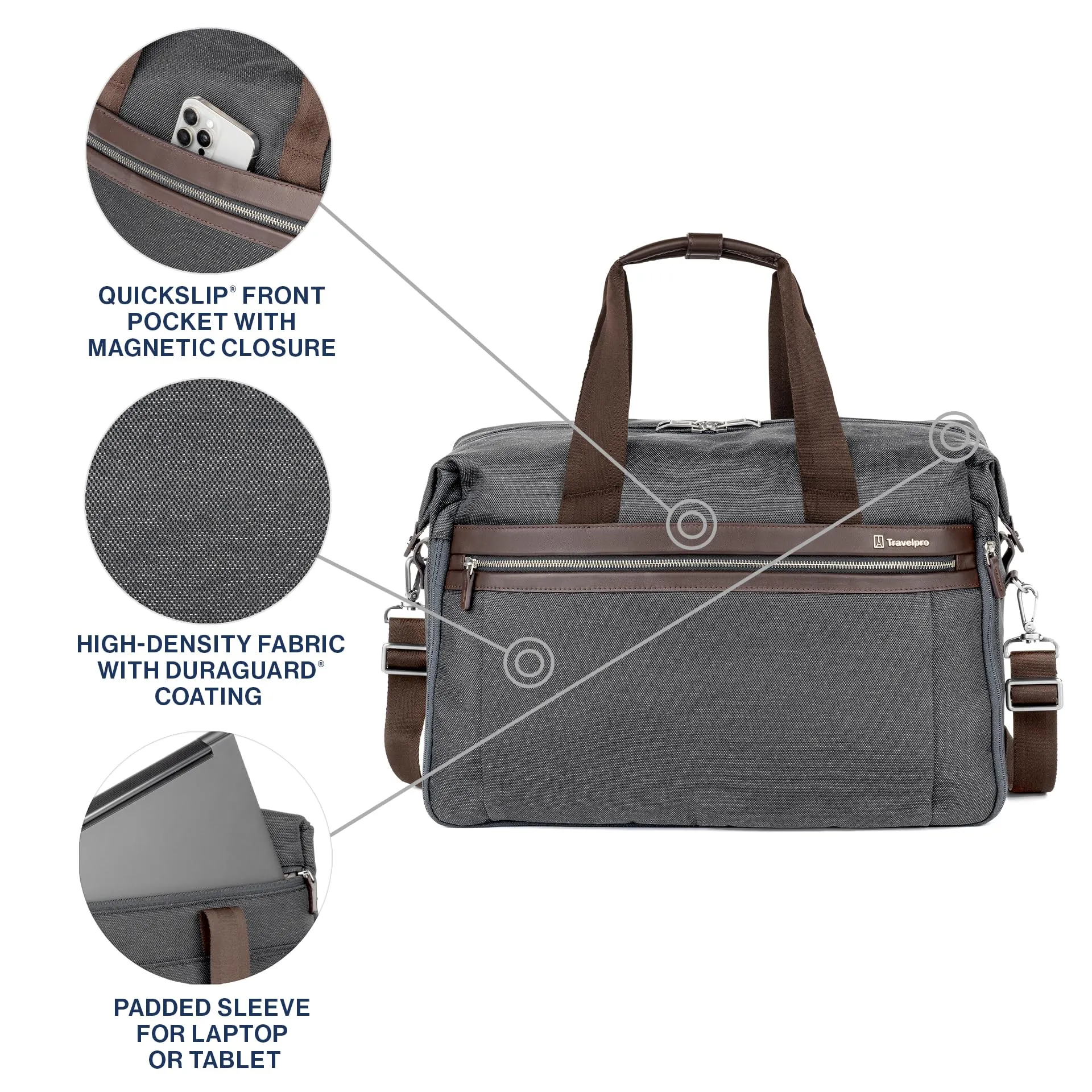 Travelpro Platinum Elite Sac de Voyage Souple Cabine (19 Pouces) Bags Travelpro
