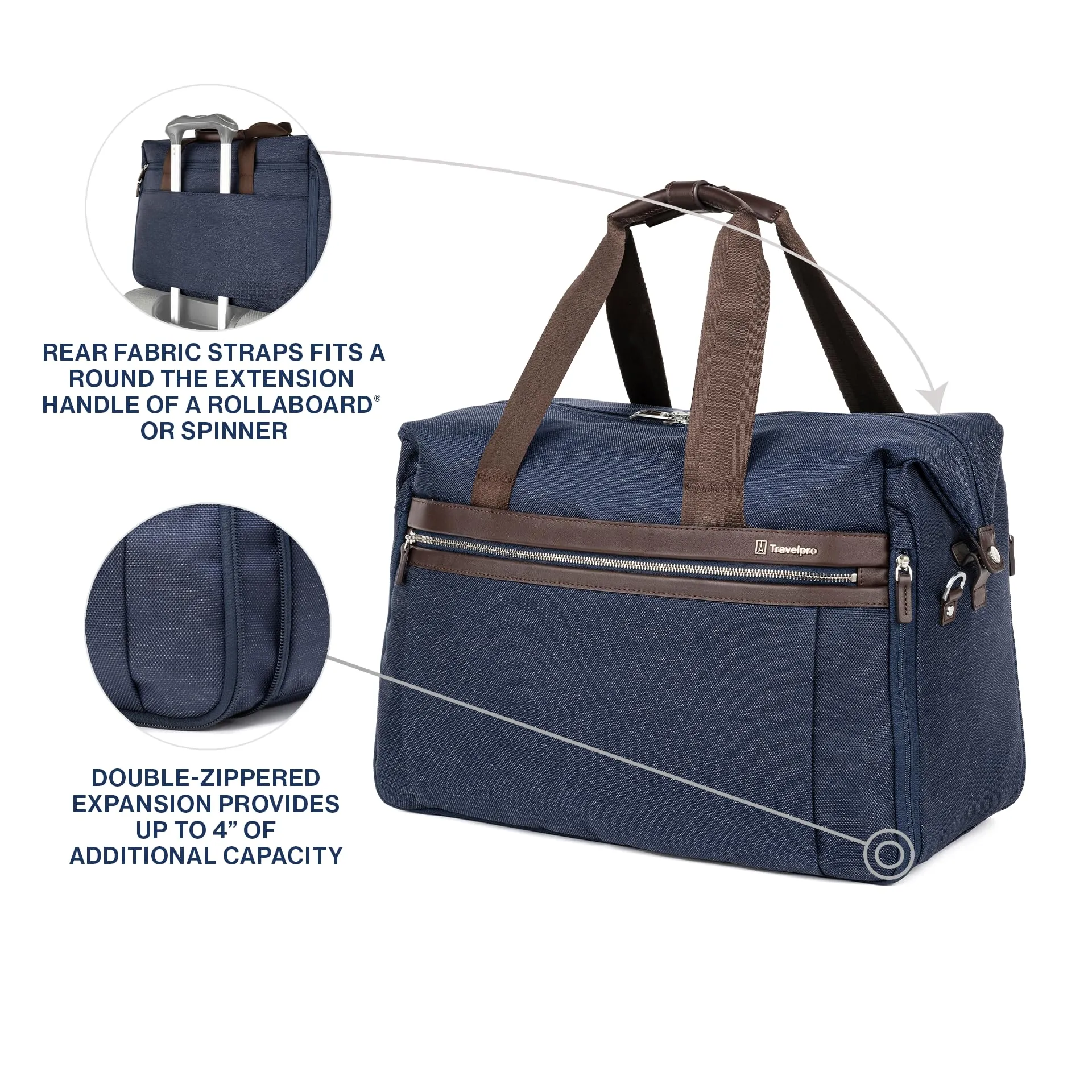 Travelpro Platinum Elite Sac de Voyage Souple Cabine (19 Pouces) Bags Travelpro