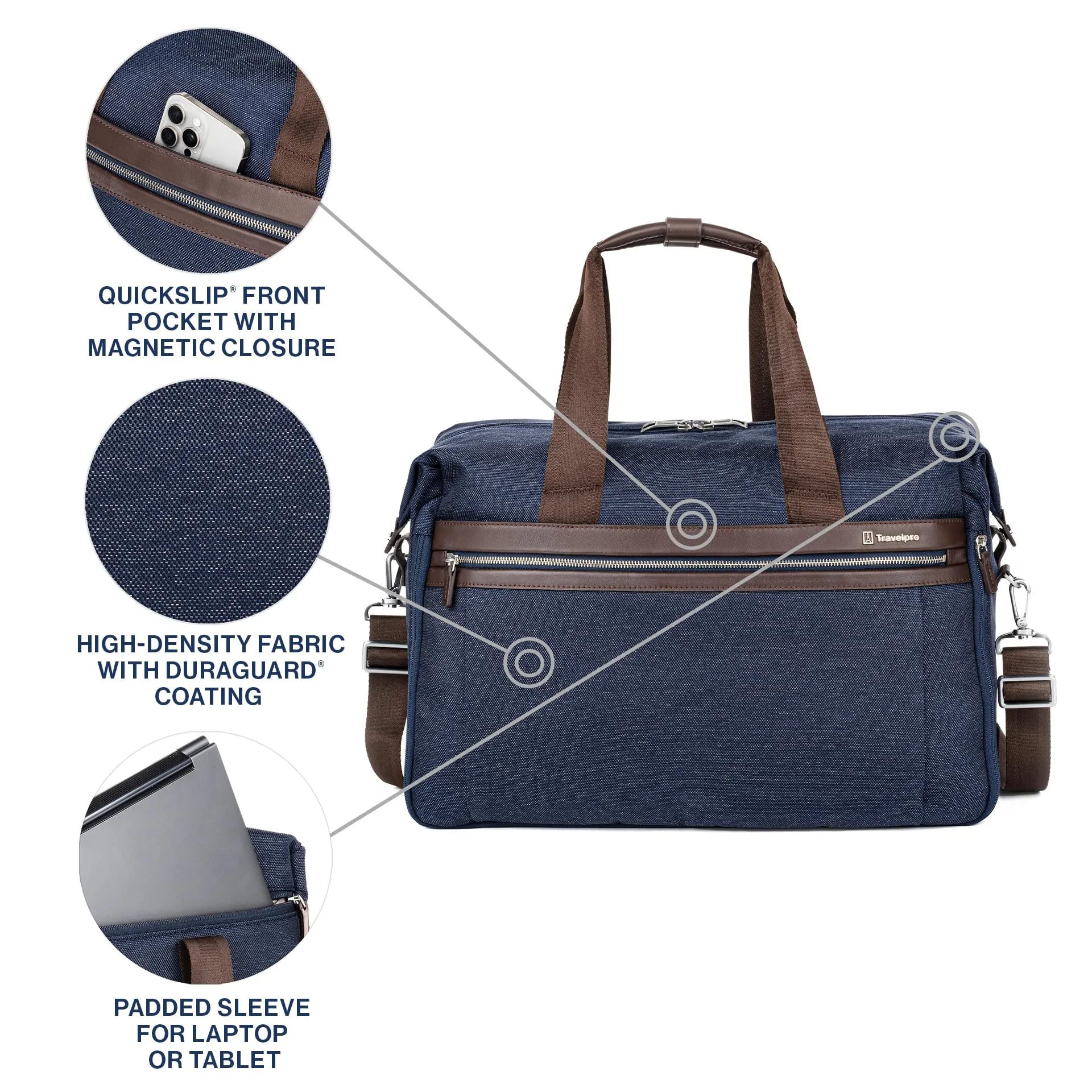 Travelpro Platinum Elite Sac de Voyage Souple Cabine (19 Pouces) Bags Travelpro
