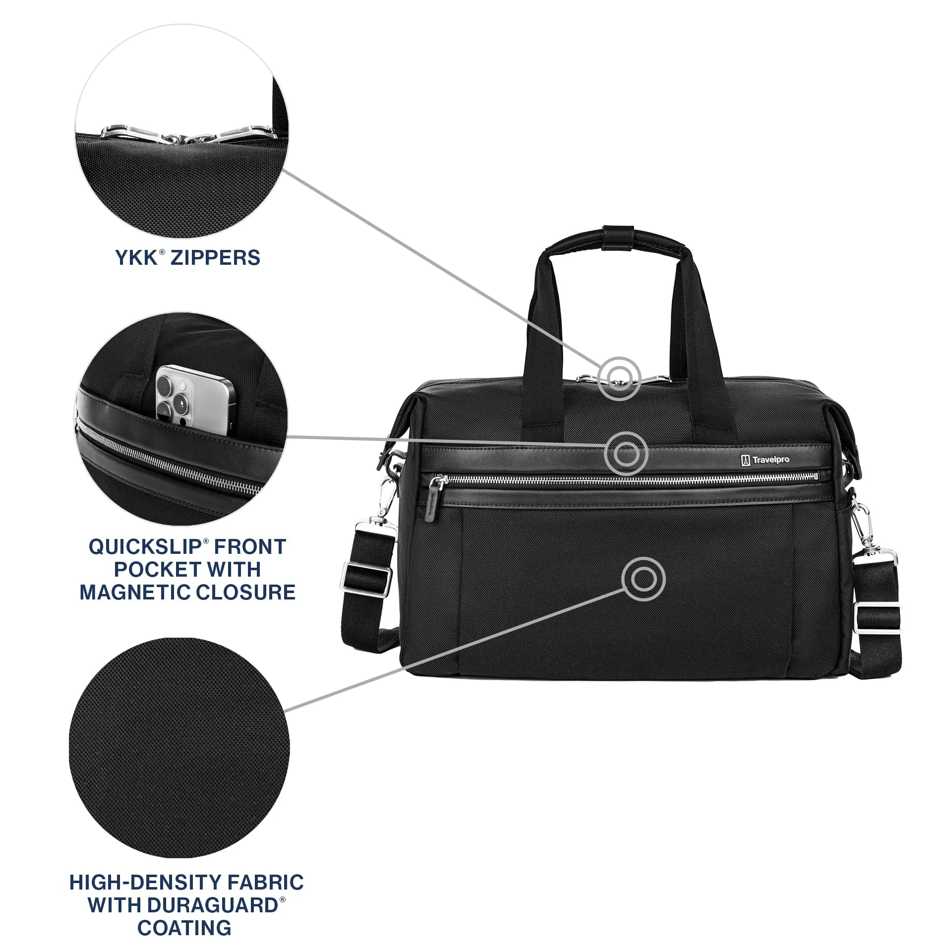 Travelpro Platinum Elite Sac de Voyage Souple Cabine à Placer Sous le Siège