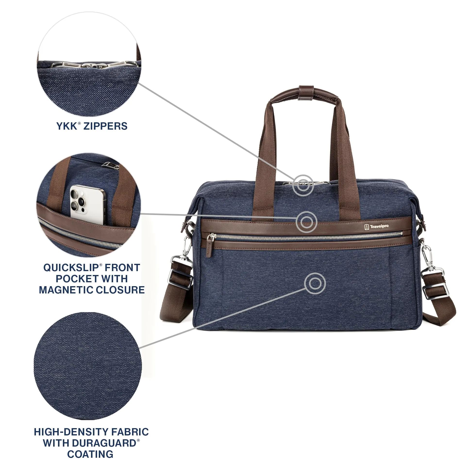 Travelpro Platinum Elite Sac de Voyage Souple Cabine à Placer Sous le Siège