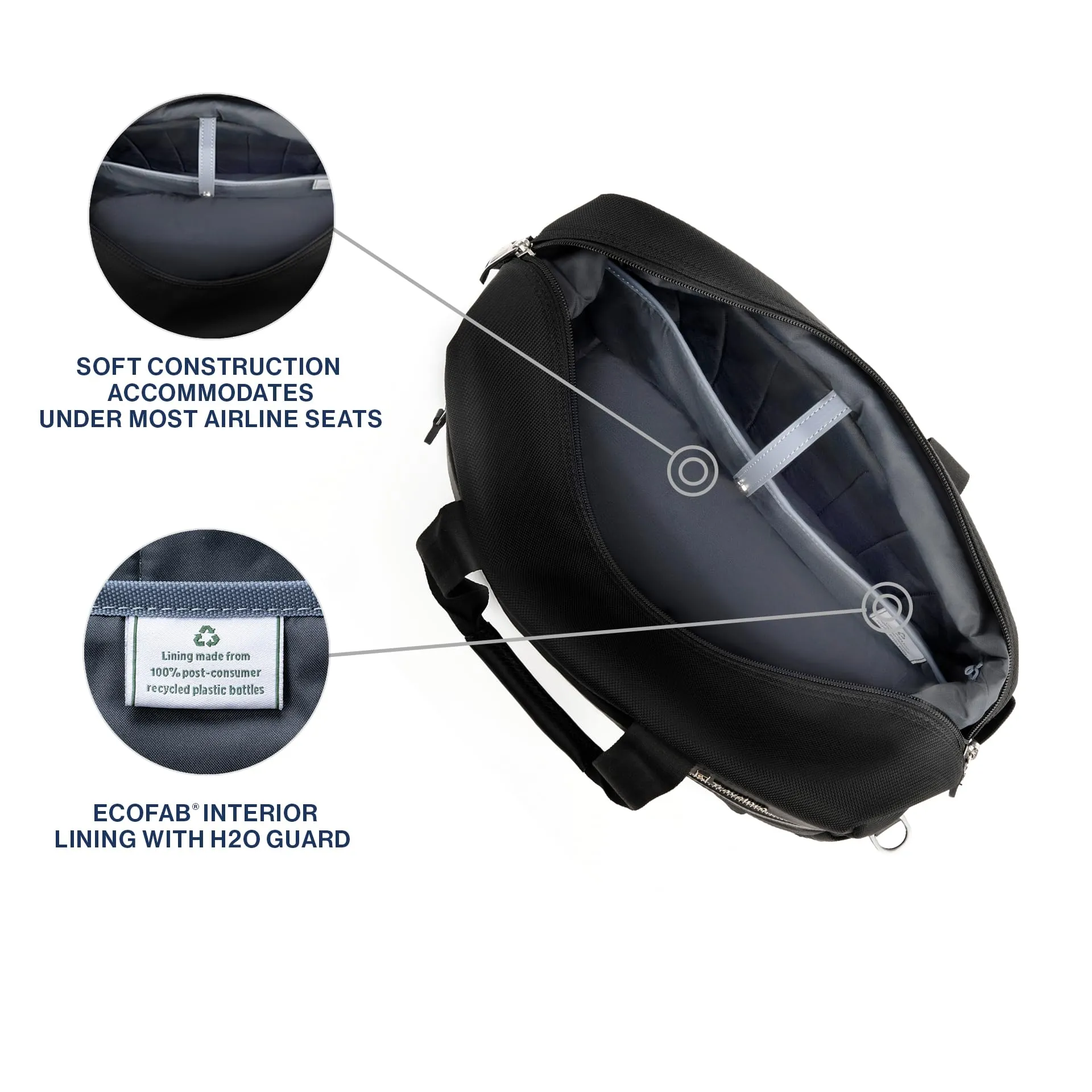 Travelpro Platinum Elite Sac de Voyage Souple Cabine à Placer Sous le Siège