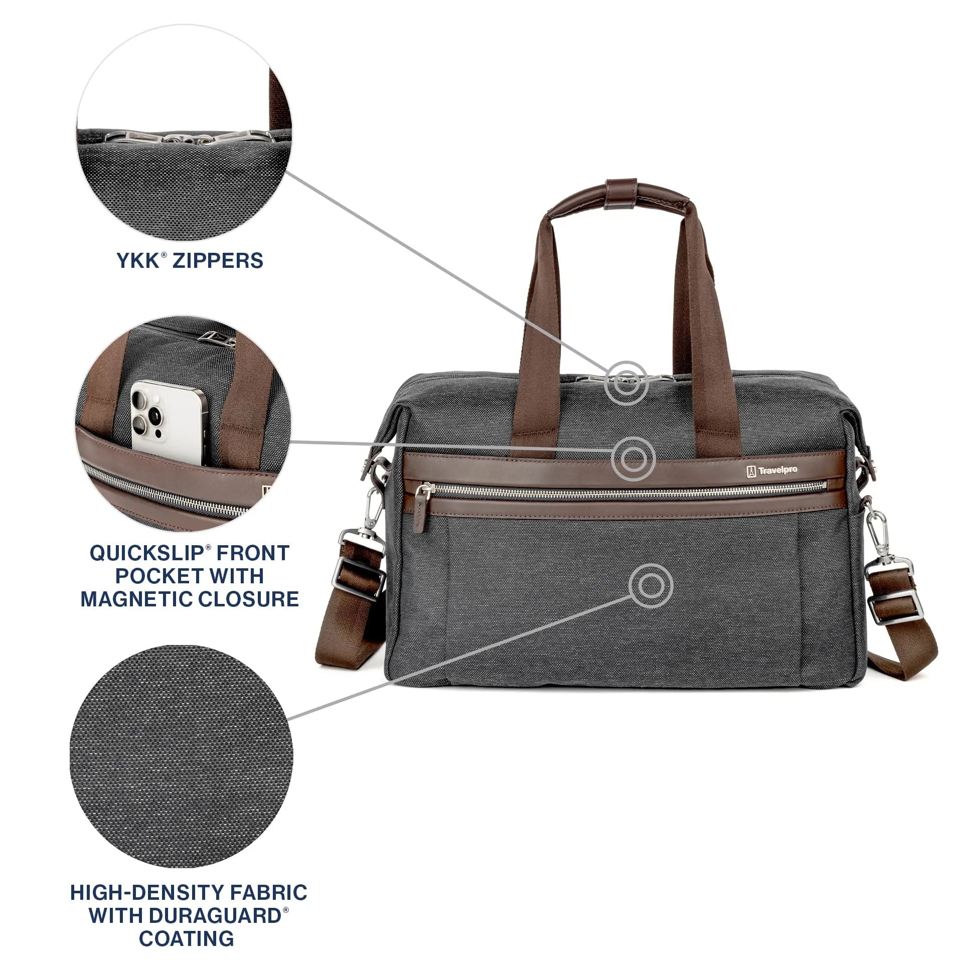 Travelpro Platinum Elite Sac de Voyage Souple Cabine à Placer Sous le Siège