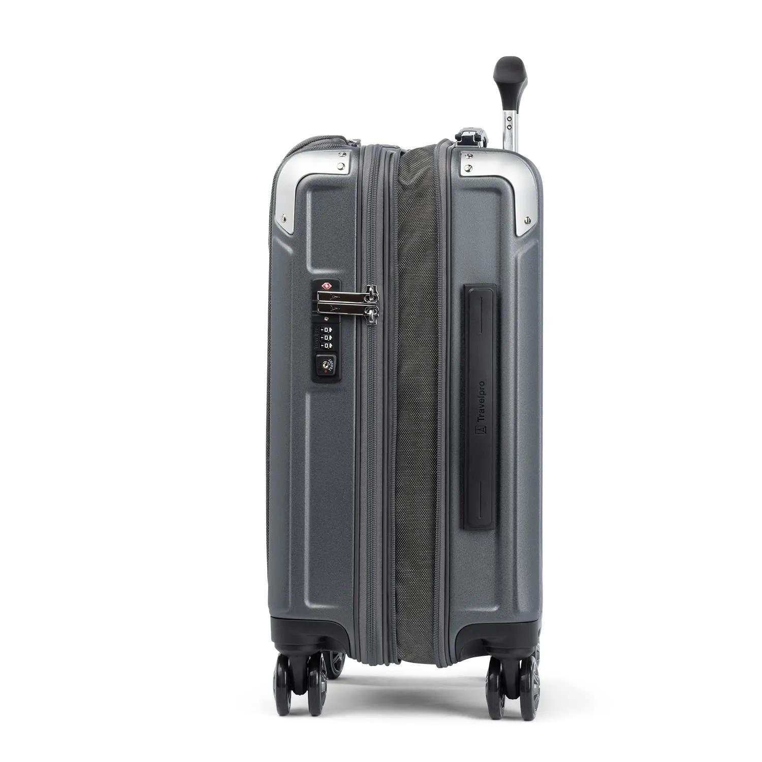Travelpro Platinum Elite Valise Rigide Expandable avec Roues Spinner et Verrou TSA, Coque Dure en Polycarbonate, Poche pour Ordinateur Portable, Format Cabine 20 Pouces, Travelpro
