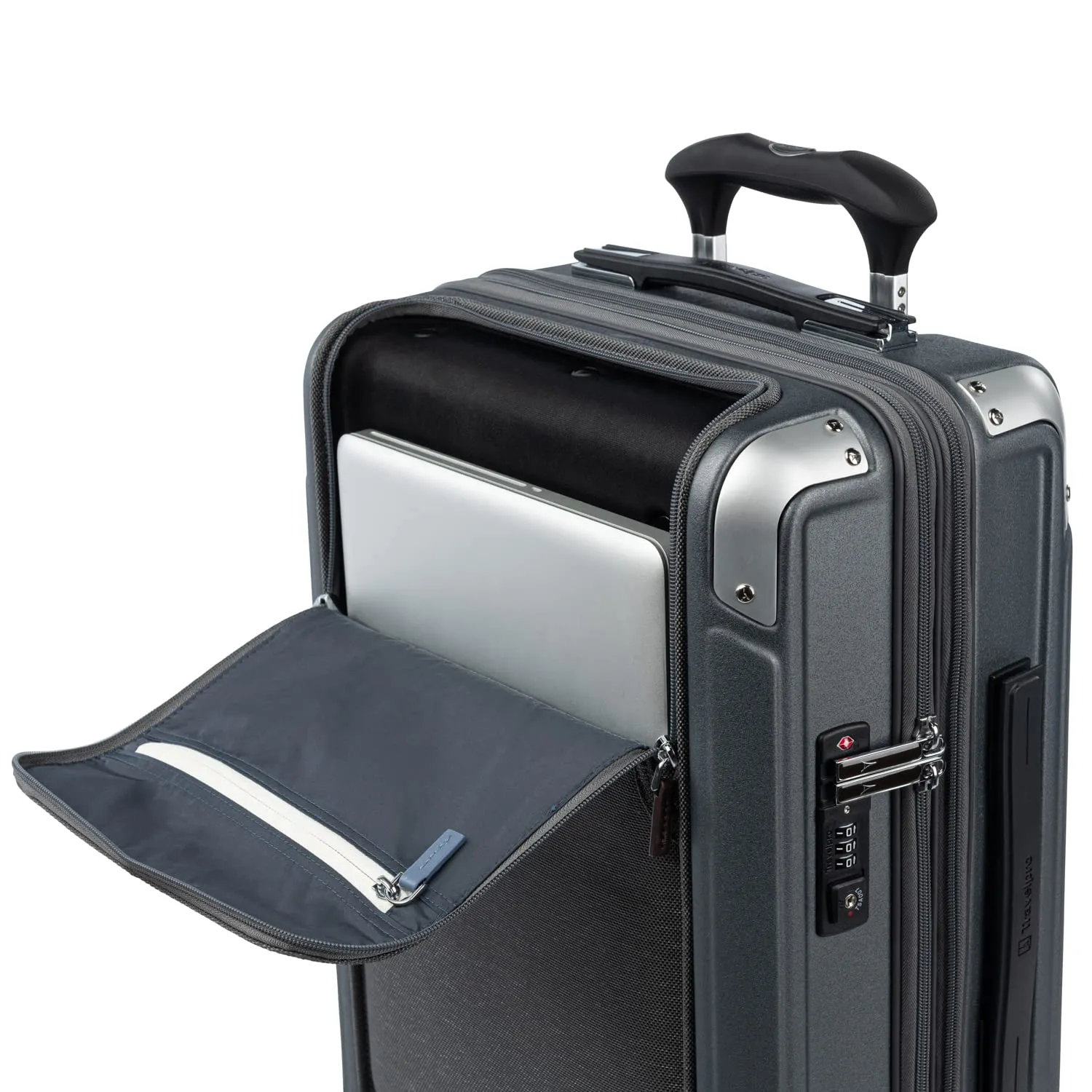 Travelpro Platinum Elite Valise Rigide Expandable avec Roues Spinner et Verrou TSA, Coque Dure en Polycarbonate, Poche pour Ordinateur Portable, Format Cabine 20 Pouces, Travelpro