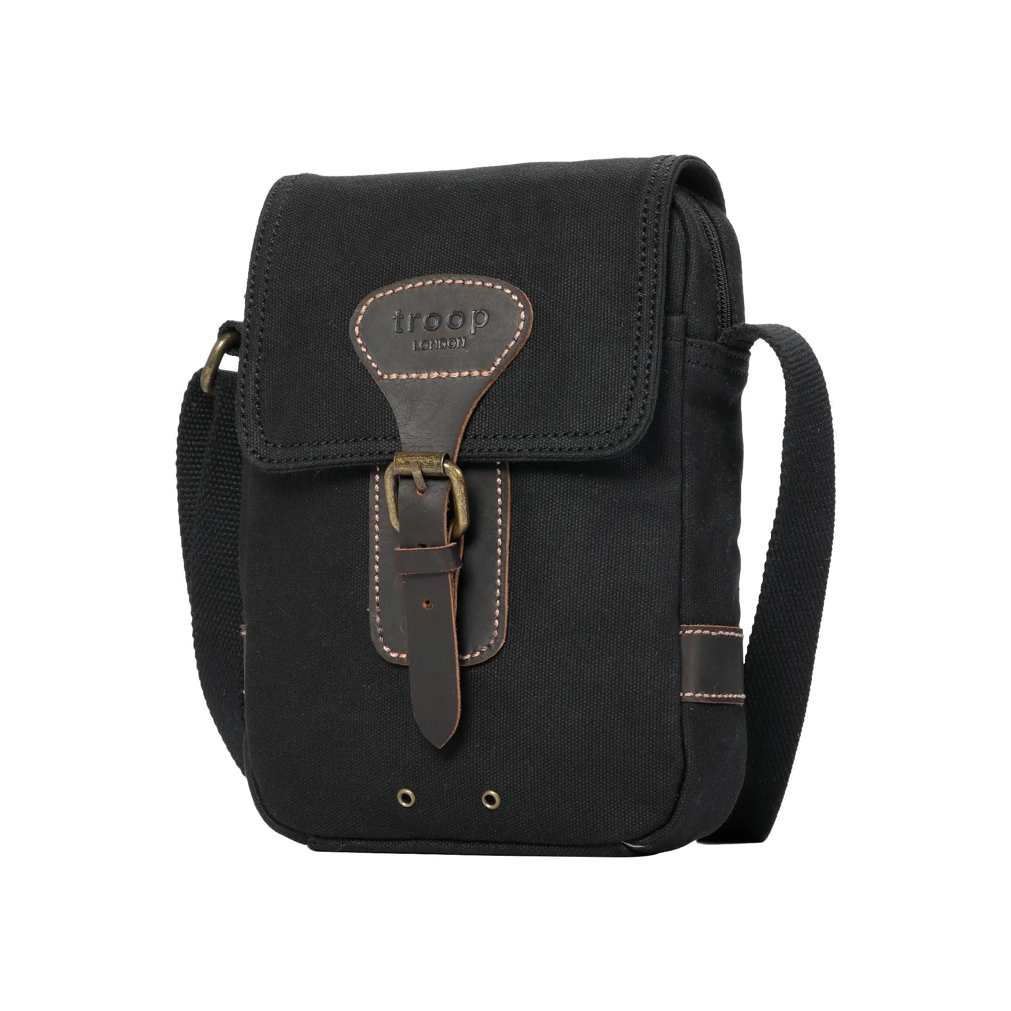 Troop London Heritage Canvas Crossbody Shoulder Bag