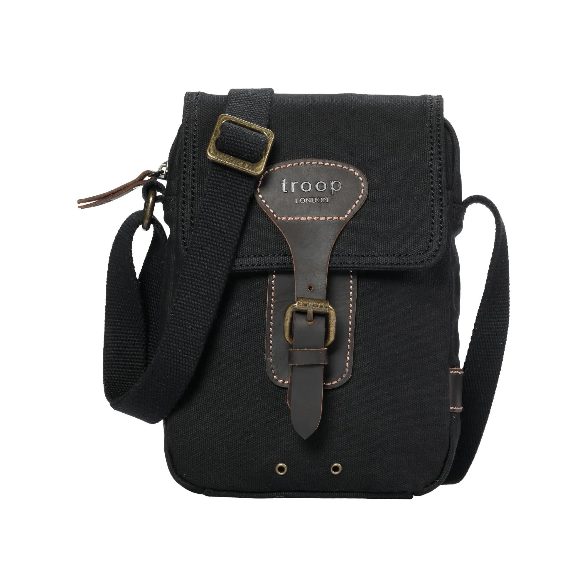 Troop London Heritage Canvas Crossbody Shoulder Bag