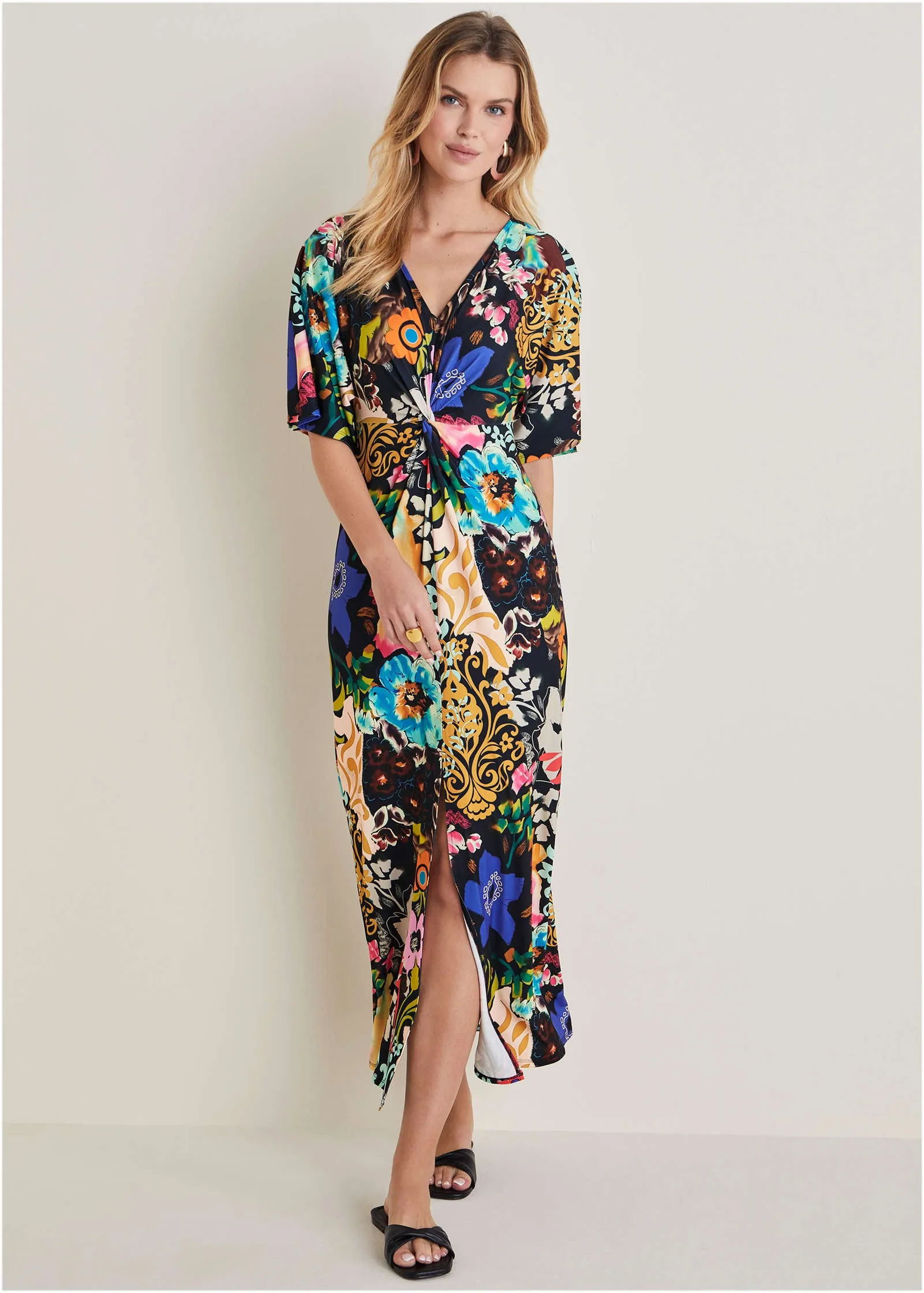 Twist Front Maxi Wrap Dress Women,Midaxi Dress,Cutout Bodycon Dress,Asymmetric Hem Dress,Breathable Summer Sundress,Reversible Midi Dress,Silk Slip Dress, Hand-Embroidered Maxi Dress Wrap Dress Women,Midaxi Dress,Cutout Bodycon Dress,Asymmetric Hem Dress,B