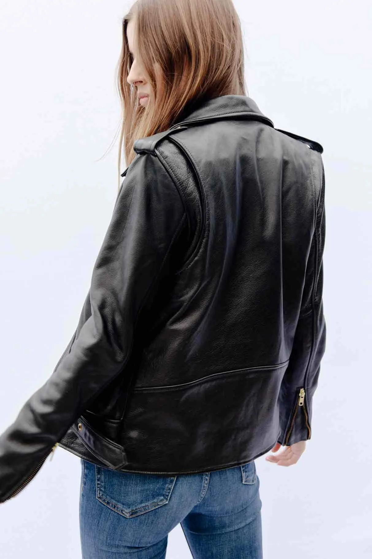 Understated Leather Easy Rider Jacket