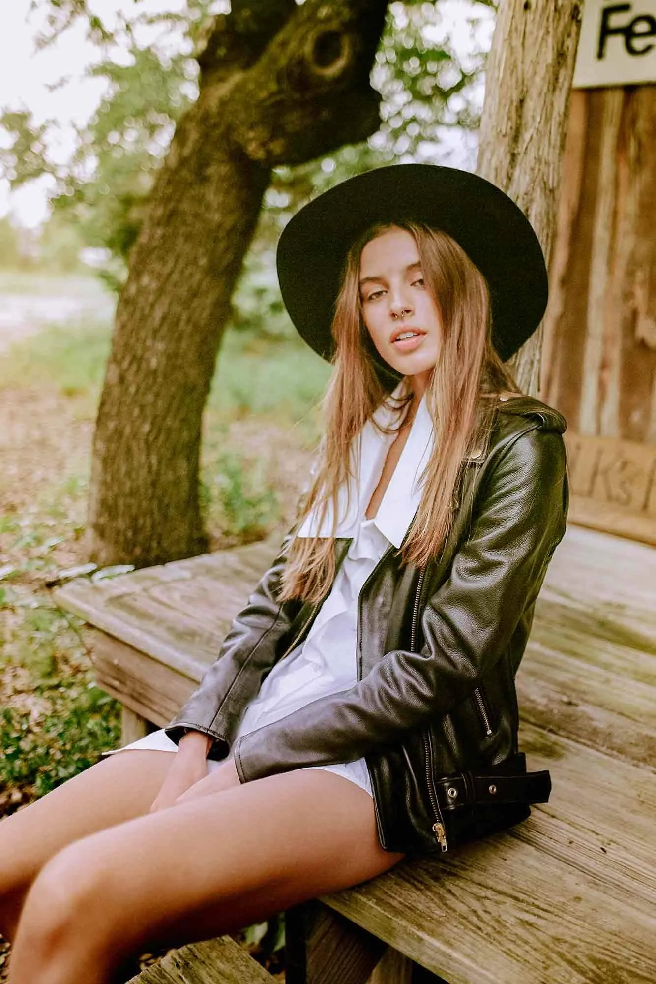 Understated Leather Easy Rider Jacket